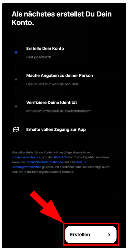trade republic konto erstellen