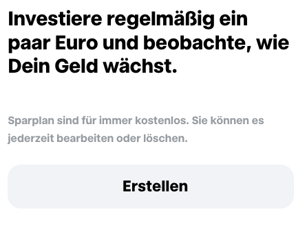 Sparplan bei Trade Republic erstellen