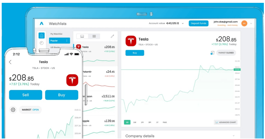 Trading212 Plattform