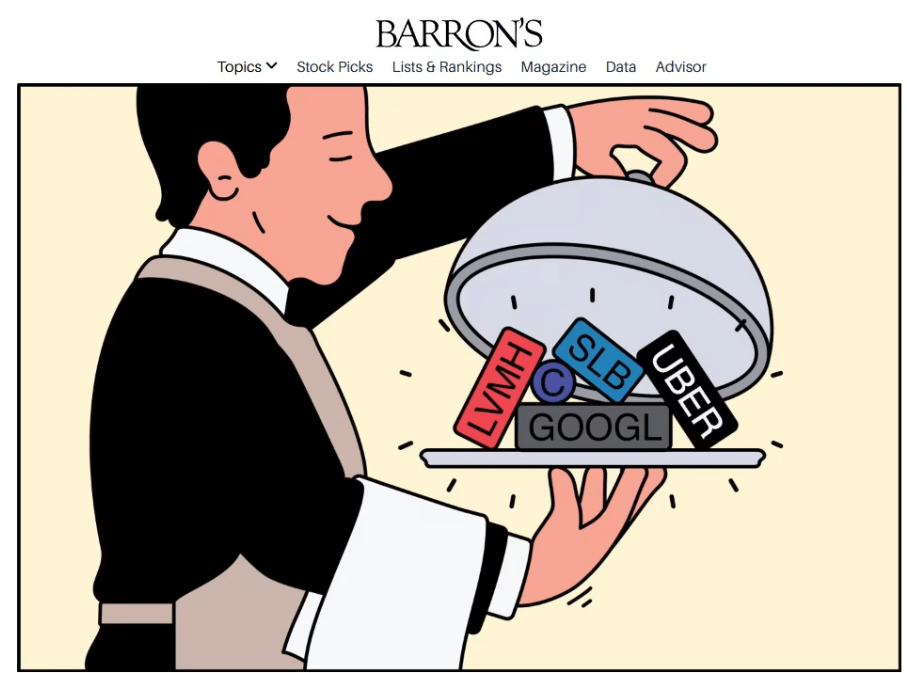 Titelbild von der Barron's Zeitschrift