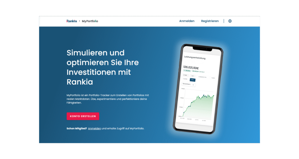 MyPortfolio von Rankia: kostenloses analysetool